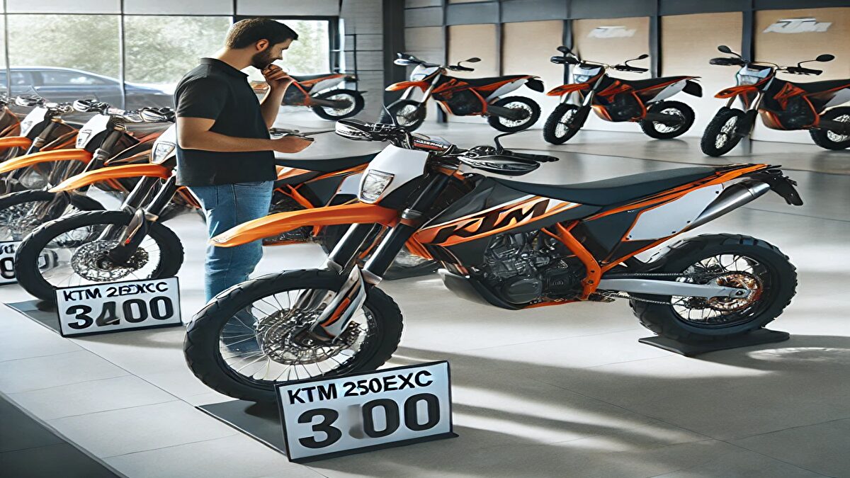 KTM モタード250中古の市場価格と選び方