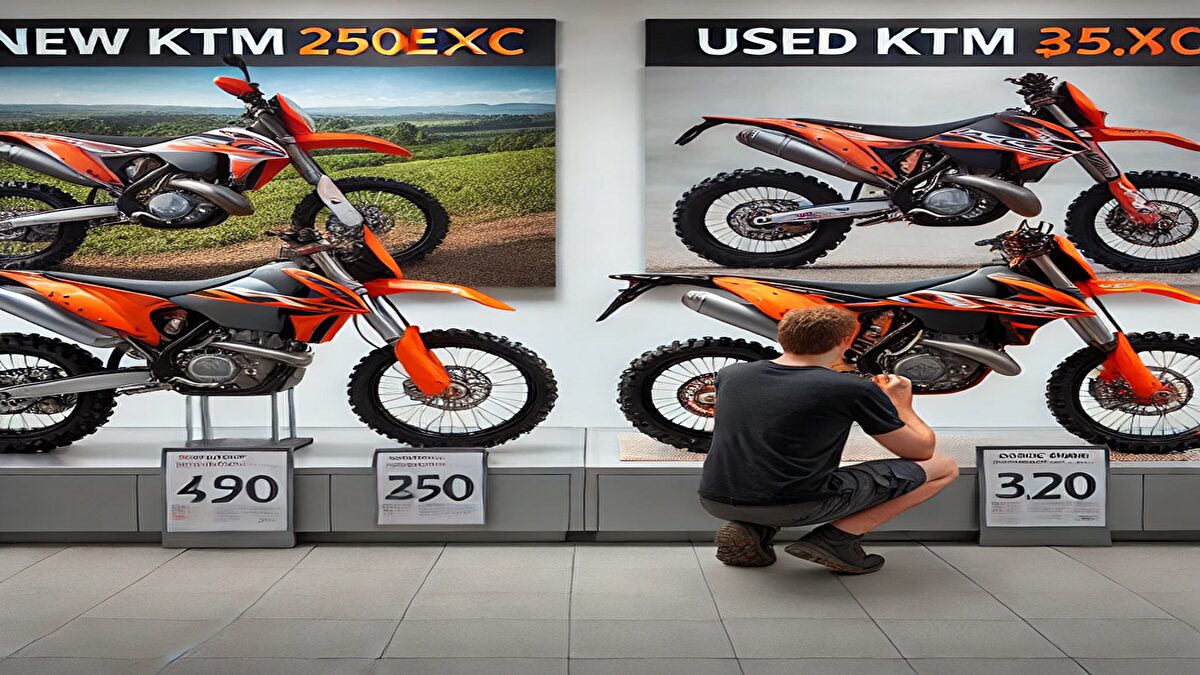 KTM モタード250の新車と中古の違い