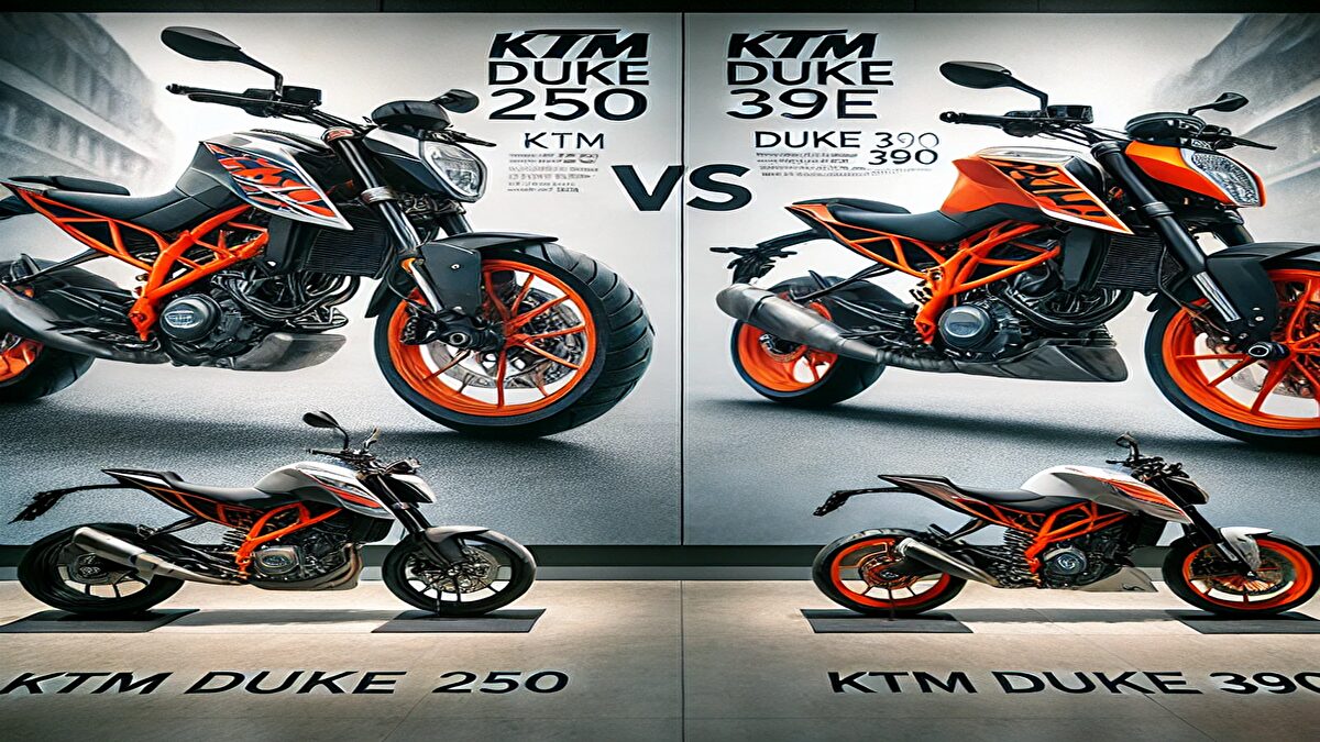 DUKE 250と390を比較！最高速と実力の差は？