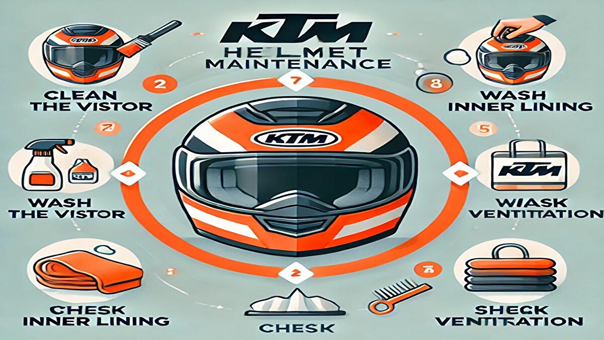 KTMヘルメットのメンテナンスと長持ちさせるコツ